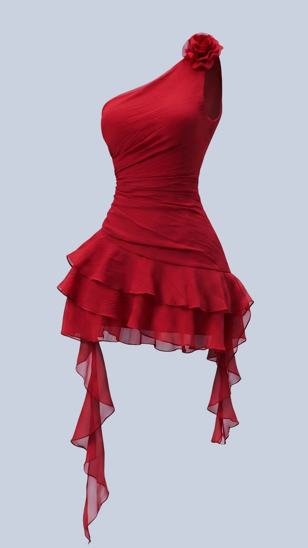 Fíorella Mini Dress, Red dress by Missus